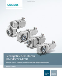 Abbildung des Covers für Servogetriebe-Mororen Katalogs
